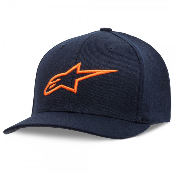 Alpinestars ASTARS AGELESS CURVE HAT NAVY/ORANGE L/XL